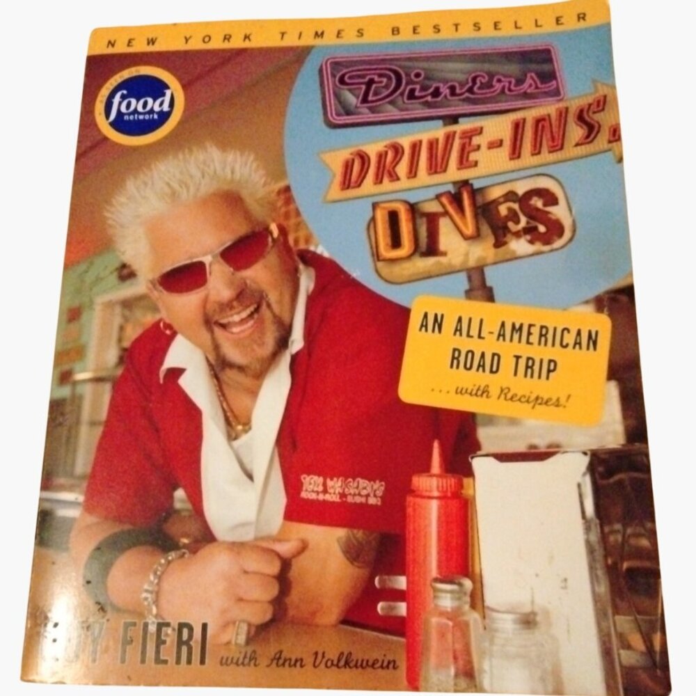 Guy Fieris Diners Drive Ins Dives All American Road Trip Cookbook Recipes 1st ED